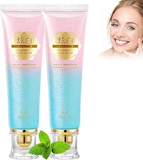 2Pcs Acssart Radiant Whitening Toothpaste, Niacinamides Intensive White Toothpastes, Niacinamide Whitening Toothpastes, Fresh Breath, Remove Tooth Stains