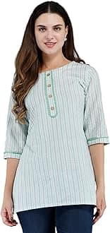 AnjuShree Choice Women Indian Cotton Short Kurti Tunic
