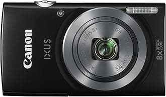 Canon IXUS 160 Point and Shoot Digital Camera - Black