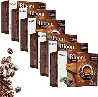 Collagen Coffee,Coffee Collagen from Japan,Instant Coffee,Bloom Collagen Coffee for Women and Men,Collagen Coffee Supplement
