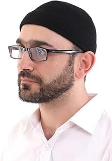Turkish Muslim Winter Velvet Roll-up Edge Kufi Hats for Men, Taqiya, Takke, Peci, Islamic Caps, Islamic Gifts