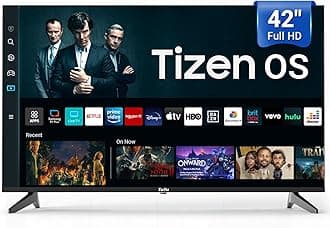 42 Inch 1080P FHD Smart TV with Tizen OS TV Compatible HDR, Full HD Slim Design Smart TV or Monitor with HDMI, Dolby Audio, Voice Remote, Stream Live(2025 Model)