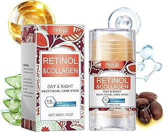 NALACALRetinol & Collagen Neck and Face Firming Stick | Moisturizing Cream for Neck and Chest | Day & Night Skin Firming Cream for Wrinkles and Sagging Skin