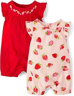 The Children's Place baby-girls And Toddler Everyday Summer Rompers