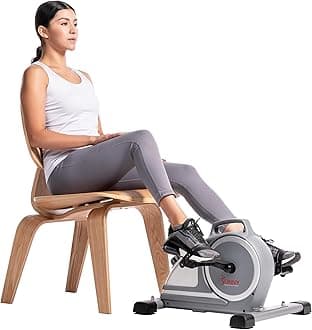 Dual Function Under-Desk Bike Trainer at Home, Mini Exercise Machine for Senior Training, Arm/Leg Cardio Cycle Workout