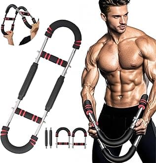 Twister Arm Trainer Arm Shoulder Chest Workout Equipment 45-90lb Adjustable Strength Trainer Chest Trainer for Men Portable Detachable Home Fitness Equipment