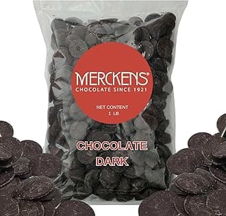 Dark Chocolate Melting Wafers 1LB – Smooth and Creamy, Perfect for Dipping, Baking, Candy Making, and Decorating Desserts – Ideal for Fountains, Coating, and Molded Chocolates (Dark Chocolate 16oz)