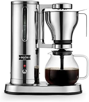 - Coffee Maker - Electric Drip Brewer with Automatic Drip-Stop, Glass Carafe, Brews Full Pot in Under 6 Minutes, SCA certified, Stainless Steel