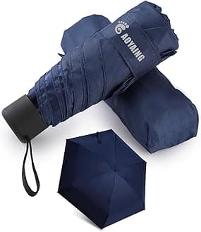 GAOYAING Compact Travel Umbrella with Case Sun&Rain Lightweight Small and Compact Suit for Pocket