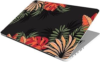 Laptop Skin Stickers HD Quality Sticker for Laptops Upto 15.6" (Dustproof|Waterproof|Scratchproof|Reusable) - BK Leaf RON1