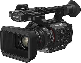 Panasonic HC-X2E-K 4K 60p Professional Camcorder, Video Camera Camcorder with 15-megapixel 1.0-type MOS Sensor, 20x Optical Zoom, i.ZOOM 32x (FHD), 3G-SDI Output, XLR Input, Wired Remote