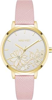 Women's Floral Dial Strap Watch, NW/2284
