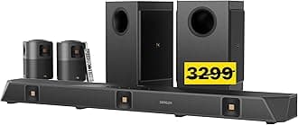 Nakamichi Dragon 11.4.6-Ch Surround System w Dolby Atmos/DTS:X Pro (Pro Cinema Engine), HiFi AMTs, Dual-Opposing 8" Subs, Bipolar Surr, 6 Discrete Height Ch, 3000 Watts Max Output. AVR-Grade Soundbar