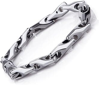 Unique Men's Solid Heavy Wheat Tungsten Carbide Bracelet that stands out