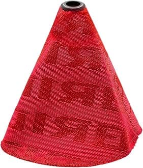 Car Shift Boot Cover, Waterproof Canvas Manual/Automatic Gear Shift Knob Boot Dust Cover, Universal Auto Retainer Stick Gear Shifter Sleeve Decor, Interior Car Accessories (Red)