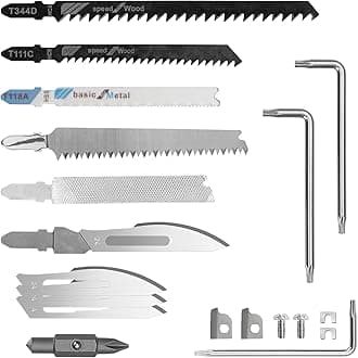 Multitool Pliers Spare Parts Kit, Replaceable Wire Cutter, Screwdriver & Window Breaker & Interchangeable Saws Blade & File and Scalpel Blades Suitable with BIBURY Multitool Pliers