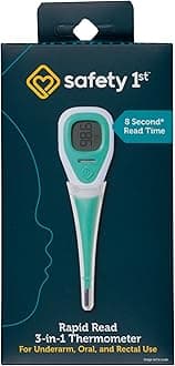 Rapid Read 3-In-1 Thermometer, Aqua, One Size
