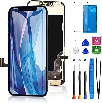 for iPhone 13 Screen Replacement 6.1 Inch, Diykitpl 3D Touch LCD Display for A2482, A2631, A2635, A2633, A2634, with Repair Tools Kit+Screen Tempered Protector+Waterproof Frame Adhesive Sticker