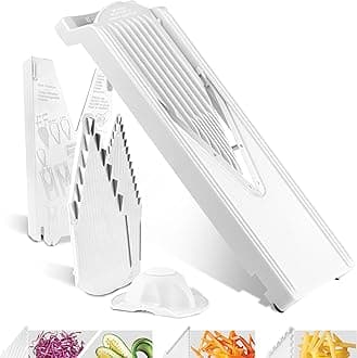 BORNER Plastic Slicer Plus Mandoline, White