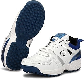 PRO KVH Lightweight Cricket Shoes for Men | Rubber Spikes | Water-Resistant | All-Round Performance Footwear for Outdoor and Field Sports