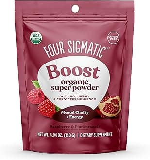 Four Sigmatic Perform Super Powder with Super Fruits and Antioxidants Red Raspberry - Can