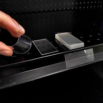 10,000 Clear Plastic Tags, 3" x 1.25" Inch Shelving Insert Tag, Removeable Transparent Retail Price Label Holders for Gondola Shelf Channels or Data Ticket Channels