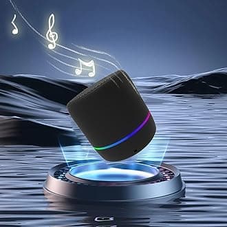 Bluetooth Speakers - Wireless Bluetooth 5.2 Speakers with Colorful Light Effect, Outdoor Bluetooth Speaker Small Bluetooth Speaker, HiFi Sound Quality, for Party and Home