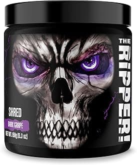 The Ripper! Fat Burner Pre Workout for Men & Women – Thermogenic Fat Burning Powder & Appetite Suppressant, Boost Energy & Endurance – Dark Grape, 30 Servings