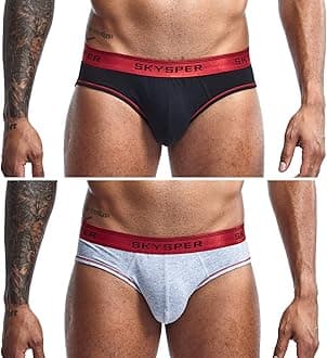 SKYSPER Men's Jockstrap Breathable Mesh 2pcs 3pcs 4pcs Jock Strap Male Underwear, Athletic Supporters for Men