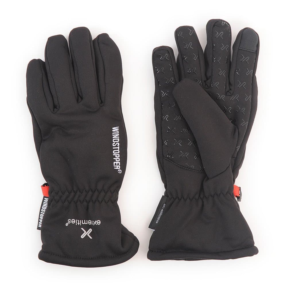 EXTREMITIES Action Sticky Windy Gloves, Black, S