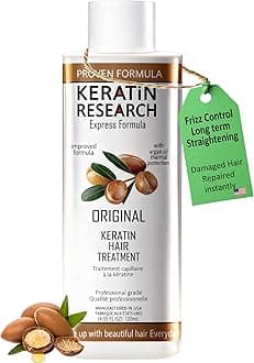 Keratin Research Complex Brazilian Blowout Hair Treatment 120ml Professional Results Straightens and.