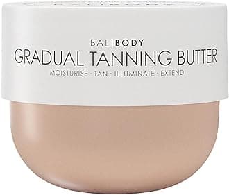 Bali Body Gradual Tanning Butter | Self Tanner Body Butter for a Natural, Streak-Free Self Tan | Buildable Glow | Sunless Tanner, Cruelty-Free, Non-Toxic (200 ml/6.76 fl oz)
