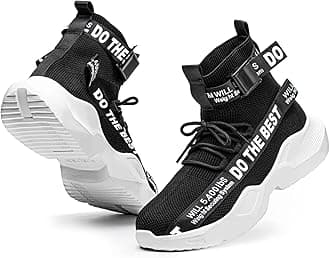 Furuian Steel Toe Shoes for Men Women Comfortable Lightweight Safety Snekaers Industrial Construction Work Shoes for Men