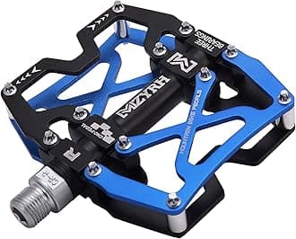 Mountain Bike Pedals, Ultra Strong Colorful CNC Machined 9/16" Cycling Sealed 3 Bearing Pedals