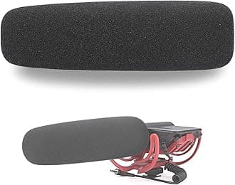 YOUSHARESVideoMic Windscreen Filter - Mic Foam Deadcat Cover for Rode VideoMic, NTG2, NTG1 and WSVM Microphone