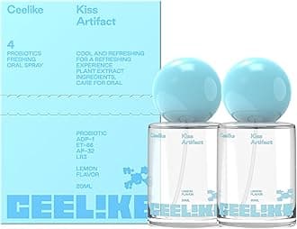 CEELIKE Oral Spray – Fresh Breath, Dual Cooling Experience & Convenient On-The-Go Design – Perfect for Freshening Breath Anywhere, Anytime (Lemon, 2 Count)