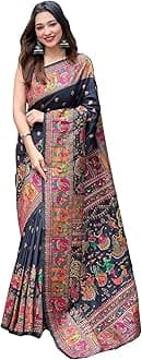 Women Kanjivaram Soft Silk Saree Women's Sarees (pack of 1)