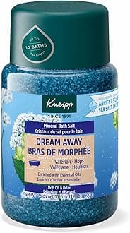 Kneipp Mineral Bath Salt, Dream Away, Valerian & Hops, 17.63 fl. oz.