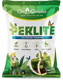 Go Garden Perlite for Plants Soil Additive 500 G – Horticultural Grade | Improves Aeration & Drainage | Ideal for Indoor & Outdoor Plants, Gardening & Hydroponics –