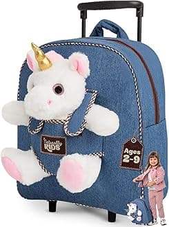 Naturally KIDS Stuffed Animal Plush Toys w Toddler Backpacks
