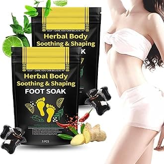 10PCS Herbal Body Detox Foot Soak Beads, Detox & Shaping Cleansing for Men and Women, Daily Rebody Body Detoxingherbs Foot Soak Beads for a Relaxing and Soothing Experience (2 Pack /10 PCS)
