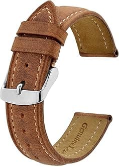 Watch Strap, Vintage Leather Replacement Bracelet, Band Width-14mm 15mm 16mm 17mm 18mm 19mm 20mm 21mm 22mm 23mm 24mm