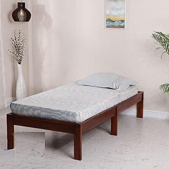 AADITYA WOODS Solid Sheesham Wood Single Bed Cot Without Storage | Single Size Bed for Bedroom | Multipurpose Use Bed- Teak Brown 18