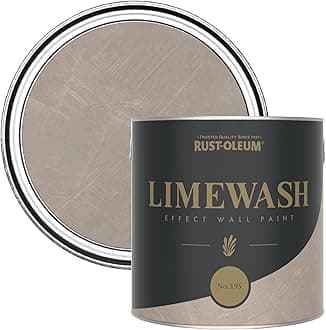 Rust-Oleum Grey Limewash Effect Wall Paint - No.195 2.5L