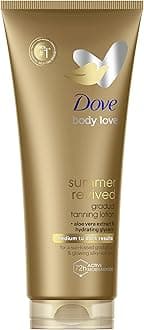 Summer Revived Medium to Dark Gradual Tanning Lotion For a Sun-Kissed Glow Self Tan Body Lotion Tanning Lotion For All Skin Types 6 x 200 ml