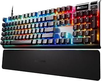 Apex Pro Gen 3 OmniPoint 3.0 HyperMagnetic Switches — Adjustable Actuation — Rapid Trigger — Game-Ready Presets — Protection Mode — Rapid Tap/SOCD — OLED — RGB — PBT Keycaps — USB-C