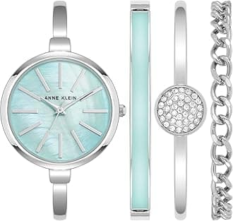 Anne Klein Women's Bangle Watch and Bracelet Set