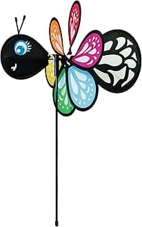 2800 — Butterfly Ground Spinner — Small Wind Spinner for Gardens, Planters, Flower Pots, Yards