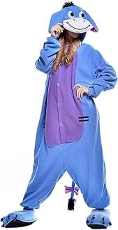 ZKomoL Adult Onesie Costume Unisex Party Pajamas for Women Cosplay Sleepwear Gifts Costume Christmas