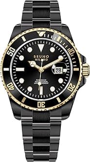 BRUNO MILANO Royal Masterpiece Ultra-Thin Quartz Movement with Stainless Steel Band Fashion Watch for Men and Boys